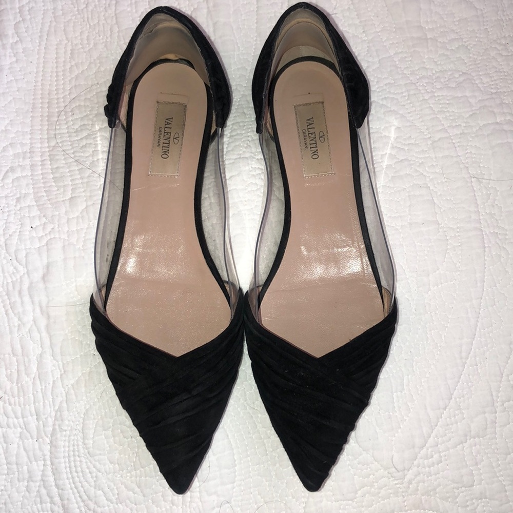 Valentino pointed ballet flats